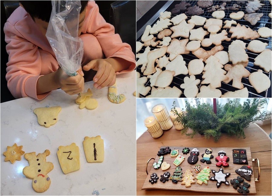 ソ・ユジン、「パパは料理研究家」クッキー作りする娘たちの写真公開