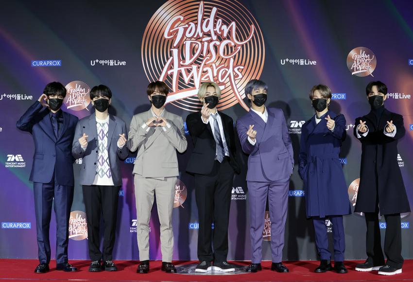 「ワールドスター」BTS　4年連続アルバム大賞「気持ちがいい」＝ゴールデンディスクアワード