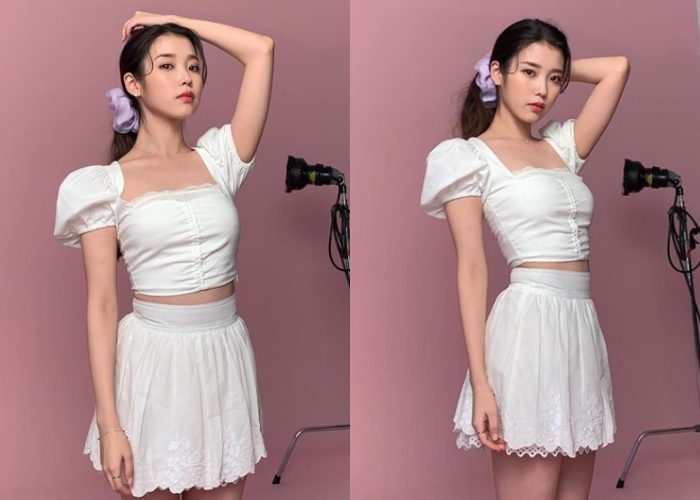 「人形のような美しさ」IU、白の衣装でセクシー＋清純な魅力発散