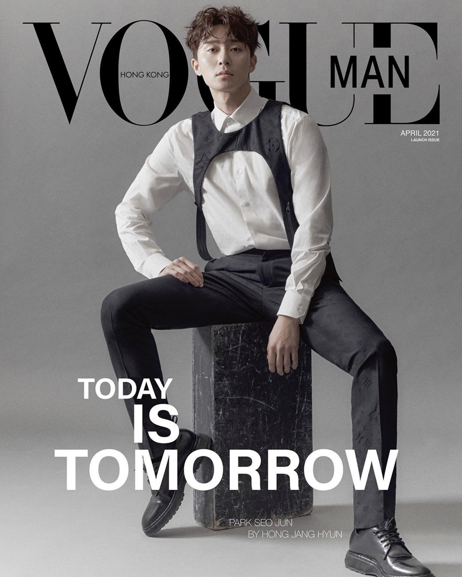 パク・ソジュン「Vogue MAN HONG KONG」創刊号表紙に登場…完ぺきなビジュアル