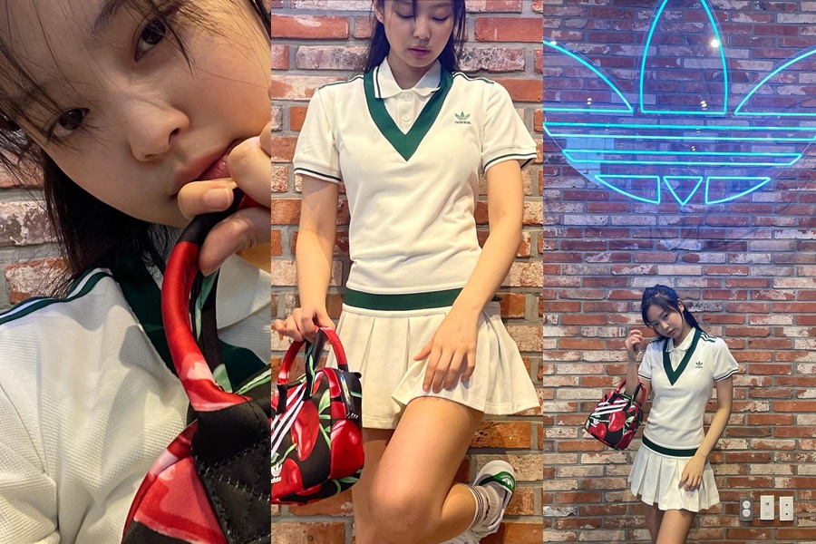 BLACKPINKジェニー、テニスガールに完ぺき変身　「スコートすごく短くて」