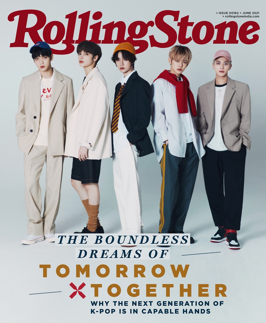 TOMORROW X TOGETHER、「Rolling Stone India」の表紙飾る