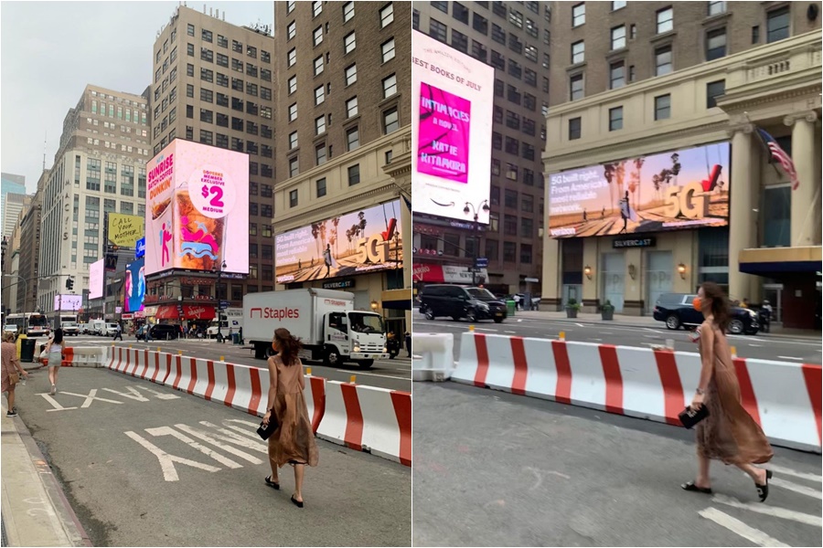 ソン・テヨン、米国の通りを闊歩　「おお、ニューヨーカー」