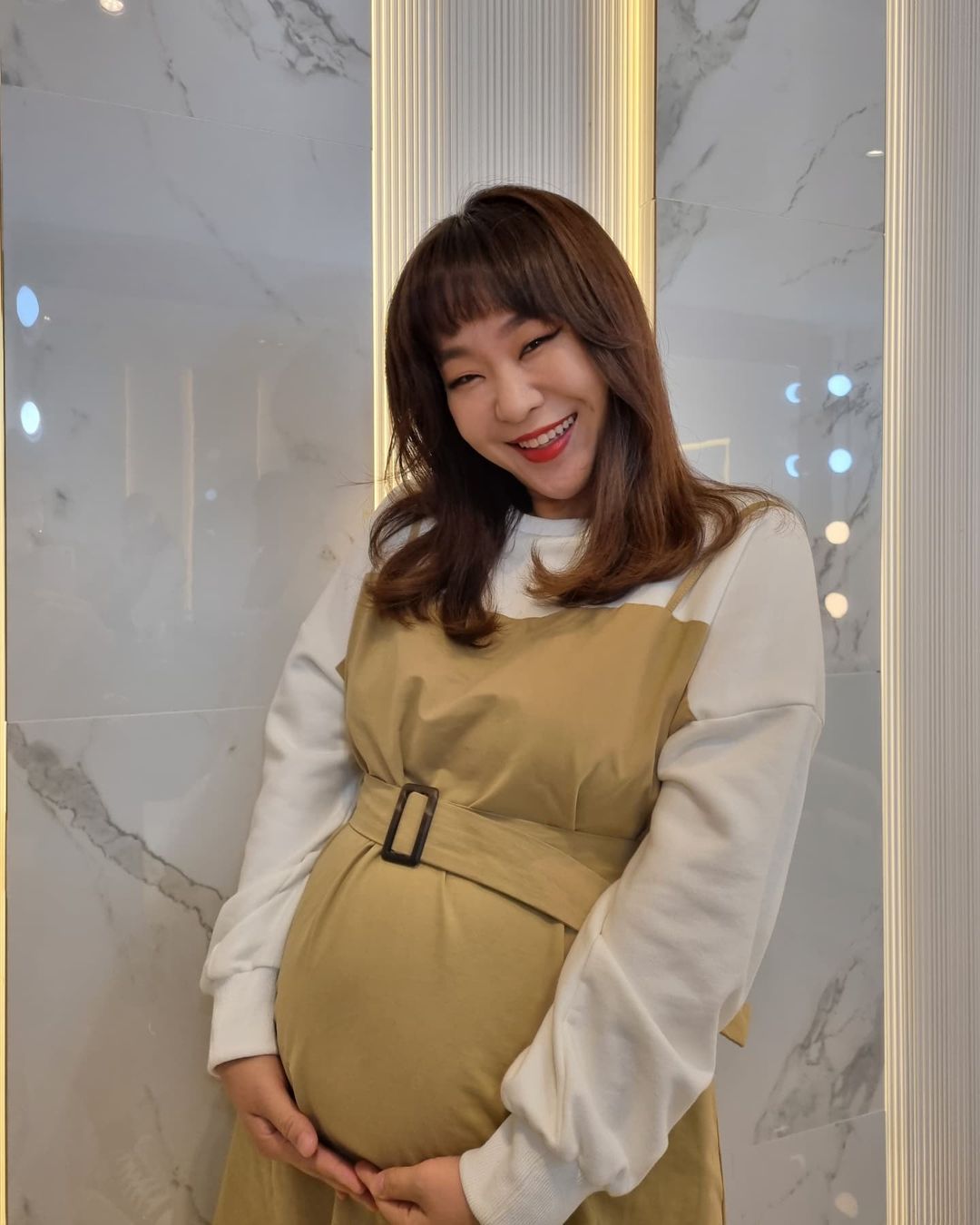 チョン・ジュリが妊娠4カ月　「4人目の赤ちゃん、こんにちは」