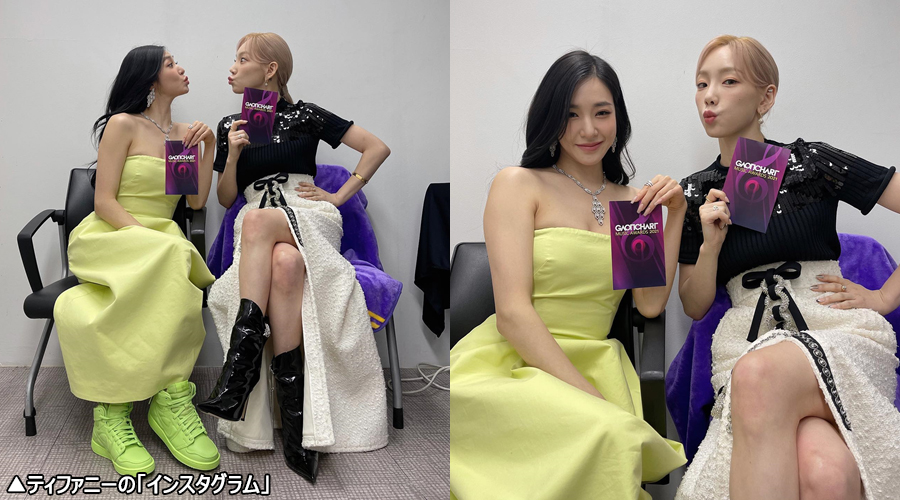 「今年の歌手賞」テヨン、スリット入りスカートで美しさアピール