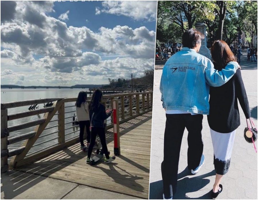 クォン・サンウ＆ソン・テヨンの娘、ママそっくりの後ろ姿…ニューヨーク生活を公開