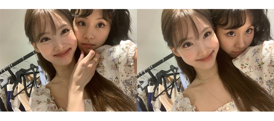 TWICEナヨン×チェヨン、春の香りいっぱいの花柄ワンピがさわやか