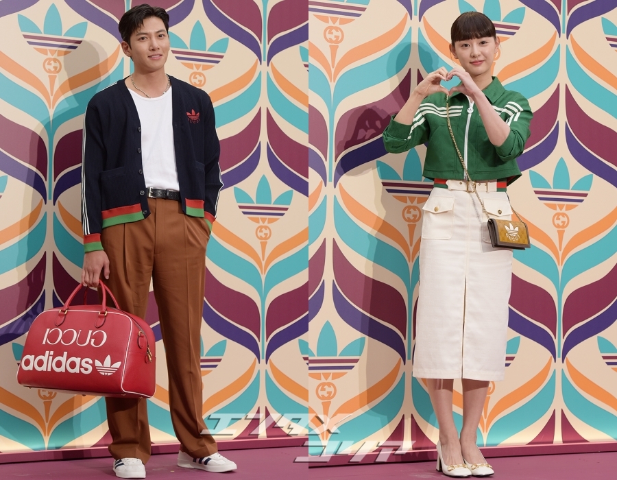 チ・チャンウク＆キム・ジウォン、際立つカラフルなファッション