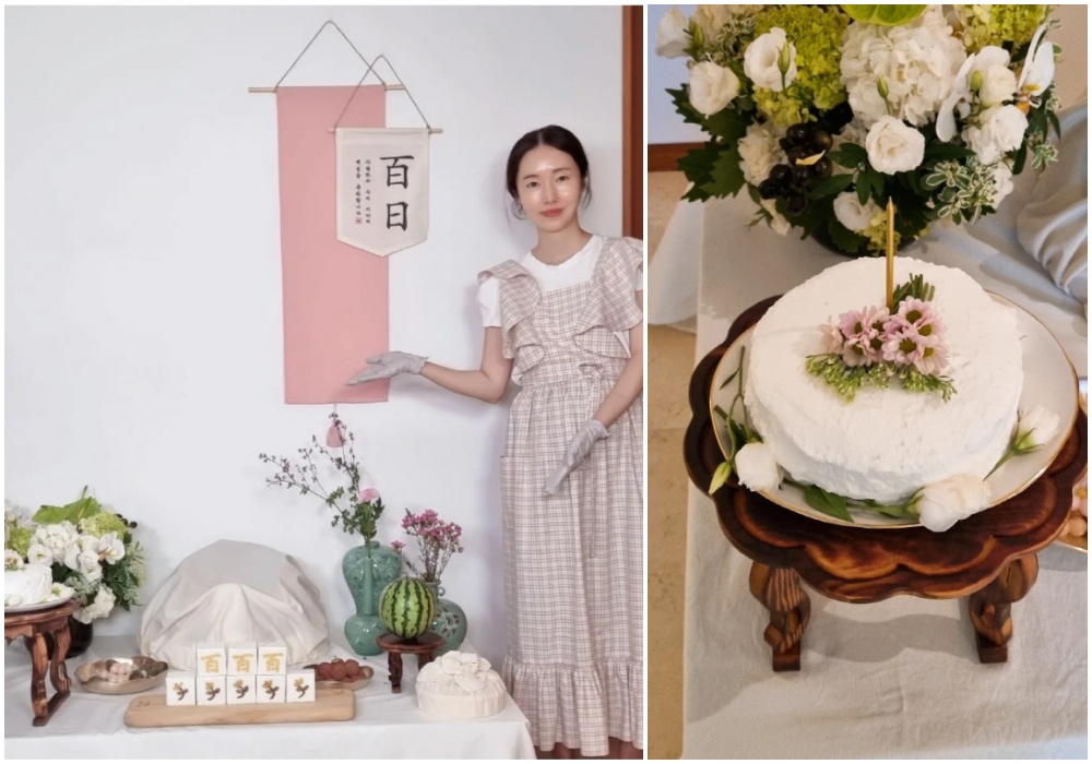 イ・ジョンヒョン、娘の百日祝いを自ら準備するママ　「ケーキ作り難しくて」