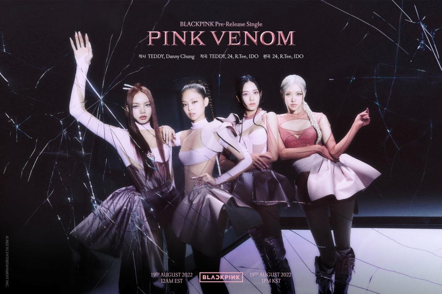 BLACKPINK『Pink Venom』4人完全体ビジュアル…クレジットポスター公開