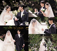 【フォト】「フィギュアの女王」キム・ヨナ&コ・ウリム 絵のように美しい結婚式写真公開