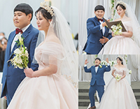 【フォト】キム・スヨンの結婚式写真公開…美しい花嫁と笑顔でポーズ