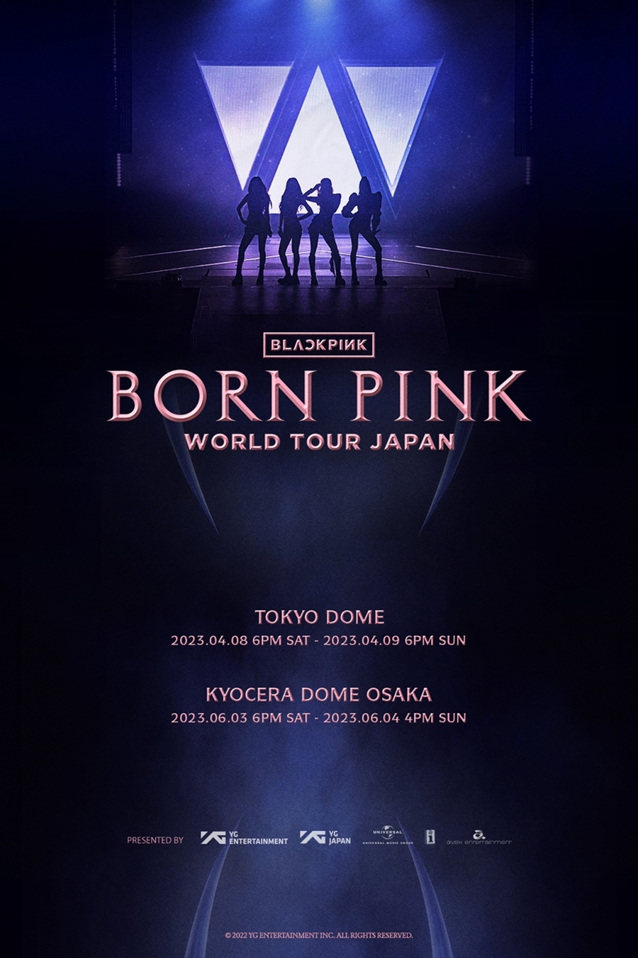 BLACKPINKが東京ドーム＆京セラドーム大阪に…ワールドツアー日本公演のスケジュール発表