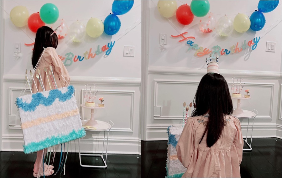 ソン・テヨン、8歳娘の誕生パーティーを公開…ママそっくりの抜群スタイル