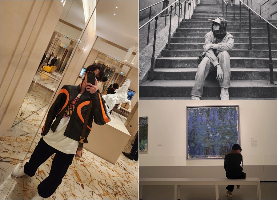 BTSのJ-HOPE＆JIMIN、仲良く美術館へ　「楽しかったよ、パリ」