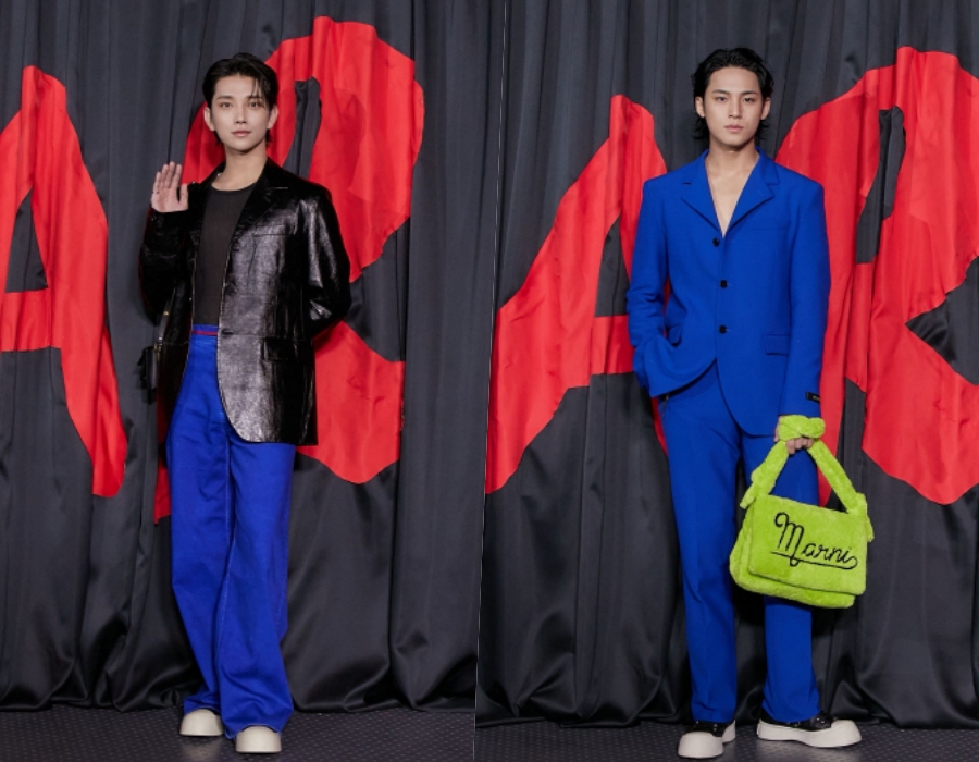 【フォト】SEVENTEENジョシュア＆ミンギュがMARNIのファッションショー出席…日本を魅了したイケメン