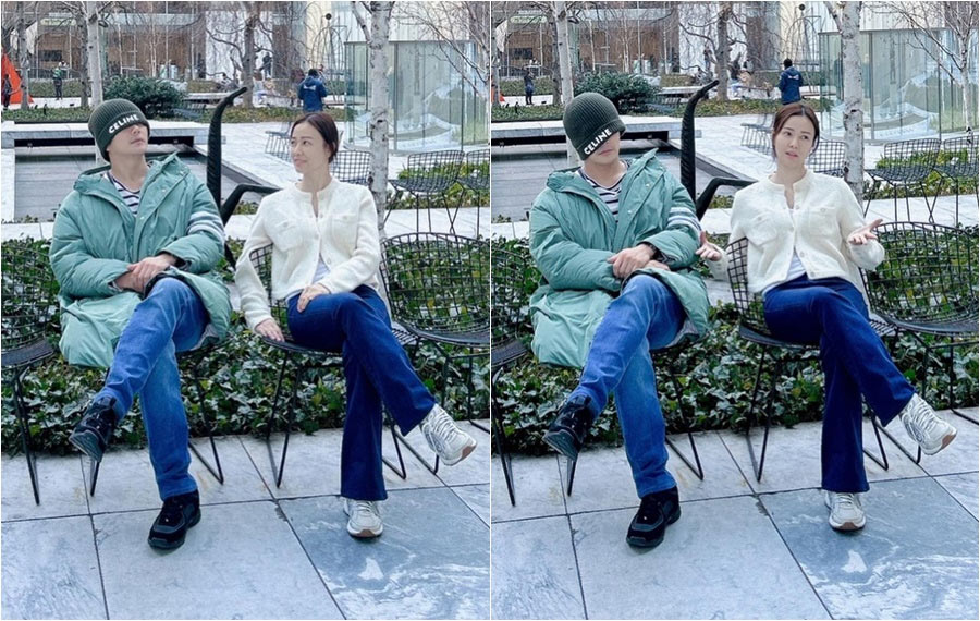 クォン・サンウ、ニット帽で目を隠し何をしているの？　戸惑う妻ソン・テヨン「ヤドカリの元祖と一緒」