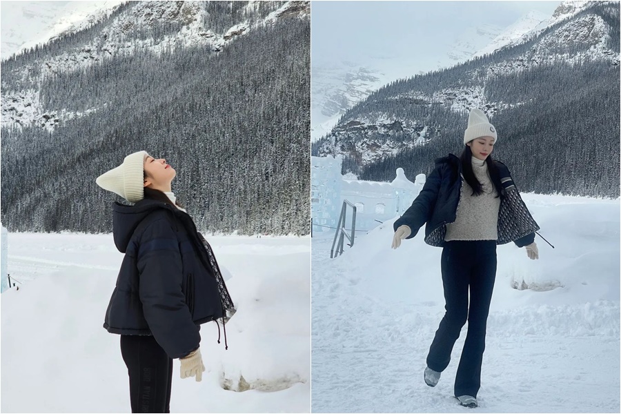 キム・ヨナ、帰ってきた冬の女王…雪原でエルサのような美しさアピール