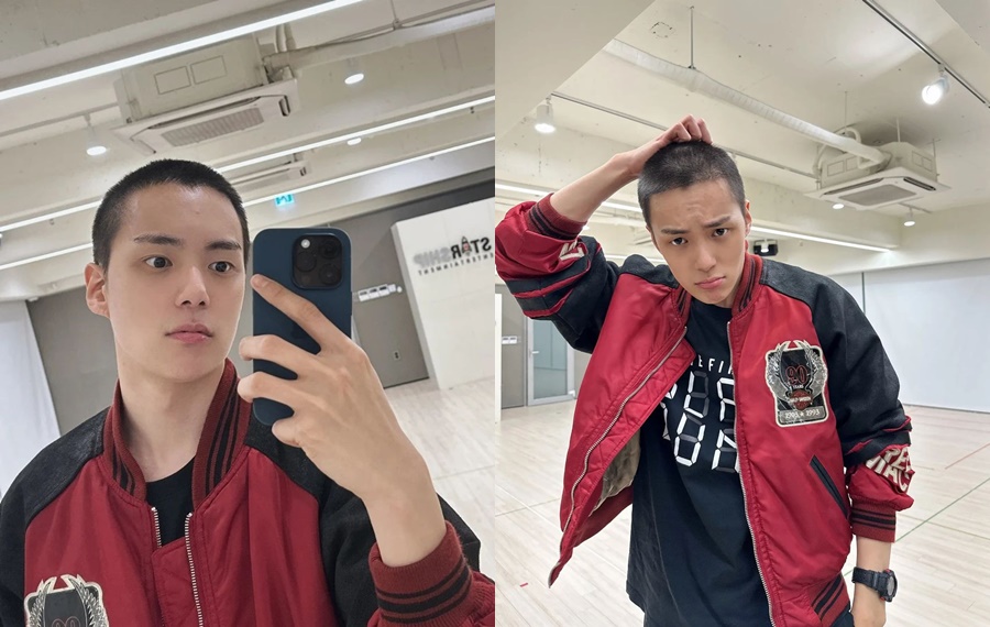 徴兵：MONSTA Xミニョク、4日に入隊…キヒョンに髪を切ってもらった写真公開