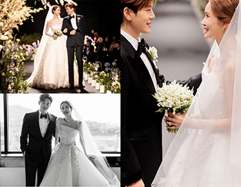 【フォト】イ・ダヘ& SE7EN「華やか+幸せ」結婚式の写真公開