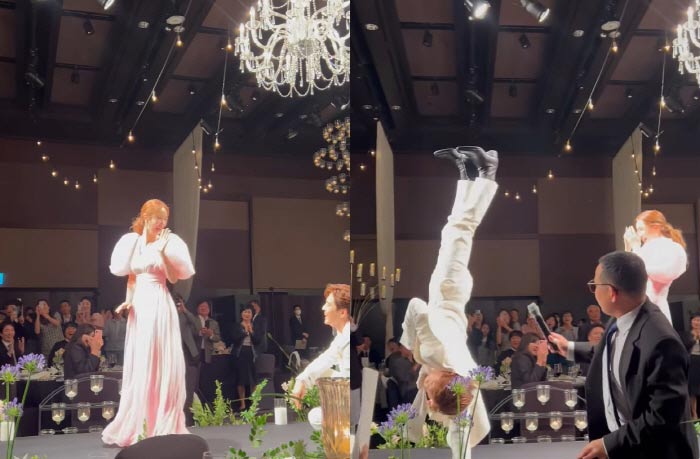 SE7ENが「HEELYS」を履いてバージンロードに登場、イ・ダヘは「PASSION」のダンス…コンサートのような結婚式