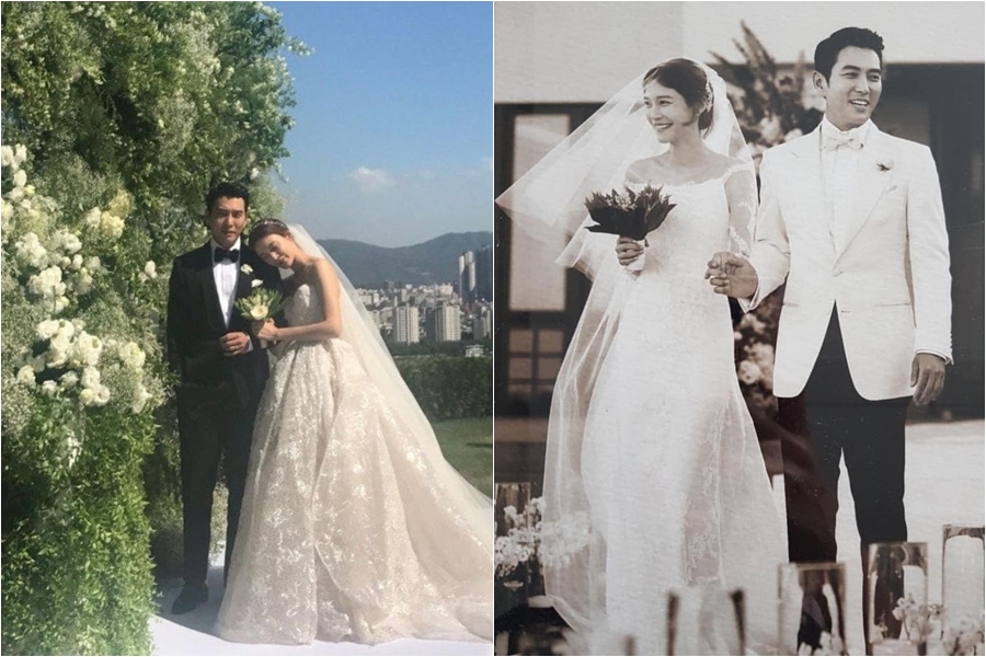 チャ・イェリョン「6年前のきょうの私たち」…チュ・サンウクとの結婚記念日を迎えウエディンググラビア公開