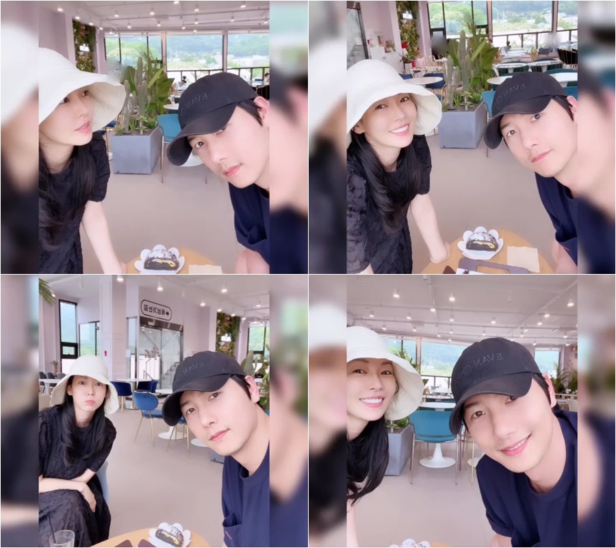 キム・ソヨン、夫婦の仲良しデートを動画公開…夫イ・サンウは「特技」披露