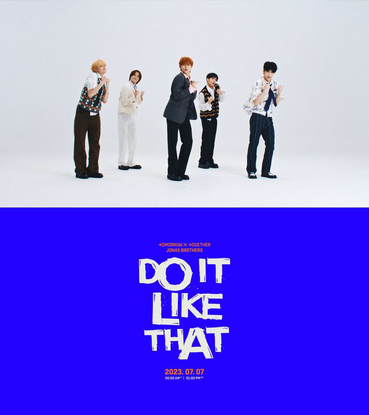 TXT、ジョナス・ブラザーズとのコラボ曲「Do It Like That」のMV先行映像公開