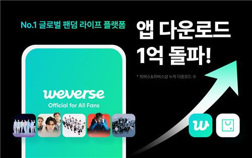 ＨＹＢＥのＷｅｖｅｒｓｅアプリ　累計１億ダウンロード突破