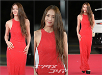 【フォト】チョン・スジョン、大胆な赤のバックレスドレス=青龍映画賞