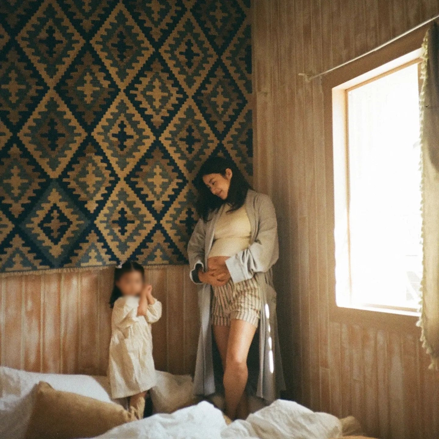 カン・ソラ、第2子出産直前に長女と撮った写真公開　「いい思い出ができた」