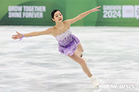 【フォト】フィギュア:シン・ジア「優雅な演技」=冬季ユース五輪女子シングルSP
