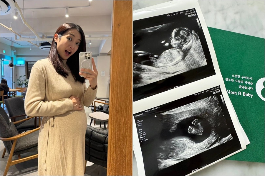 アナウンサー出身のキム・ミンジョンが第2子妊娠　「胎児名はコンコン…お腹がもう出てきた」