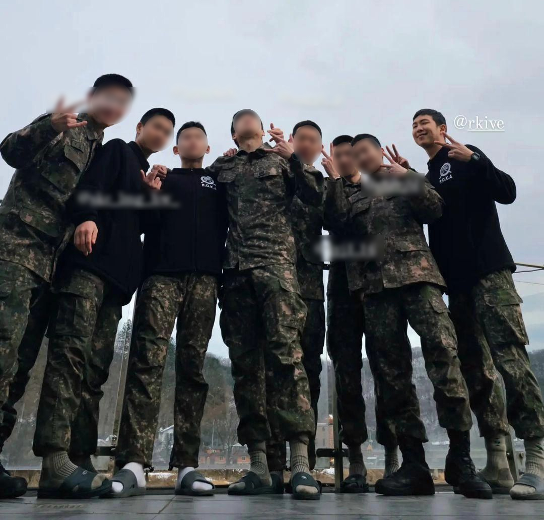 徴兵：BTS・RM　軍隊でもあふれるリーダー感…元気そうな笑顔