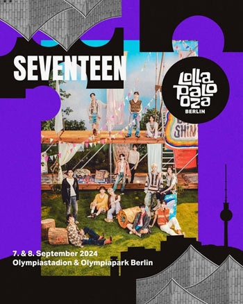 SEVENTEEN ドイツ音楽フェスのヘッドライナーに=9月開催