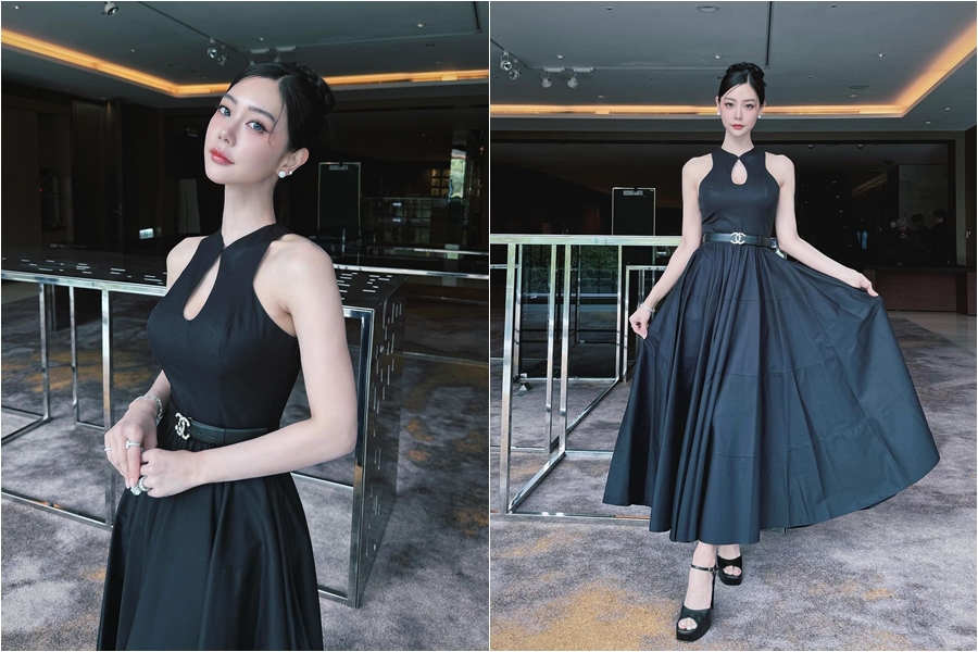 クララ、非現実的なビジュアル＆魅惑的な黒ドレス姿披露