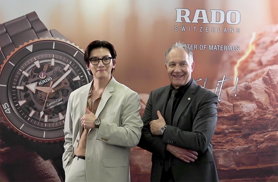 チ・チャンウク、スイスの時計ブランド「RADO」のアンバサダーとして活躍中