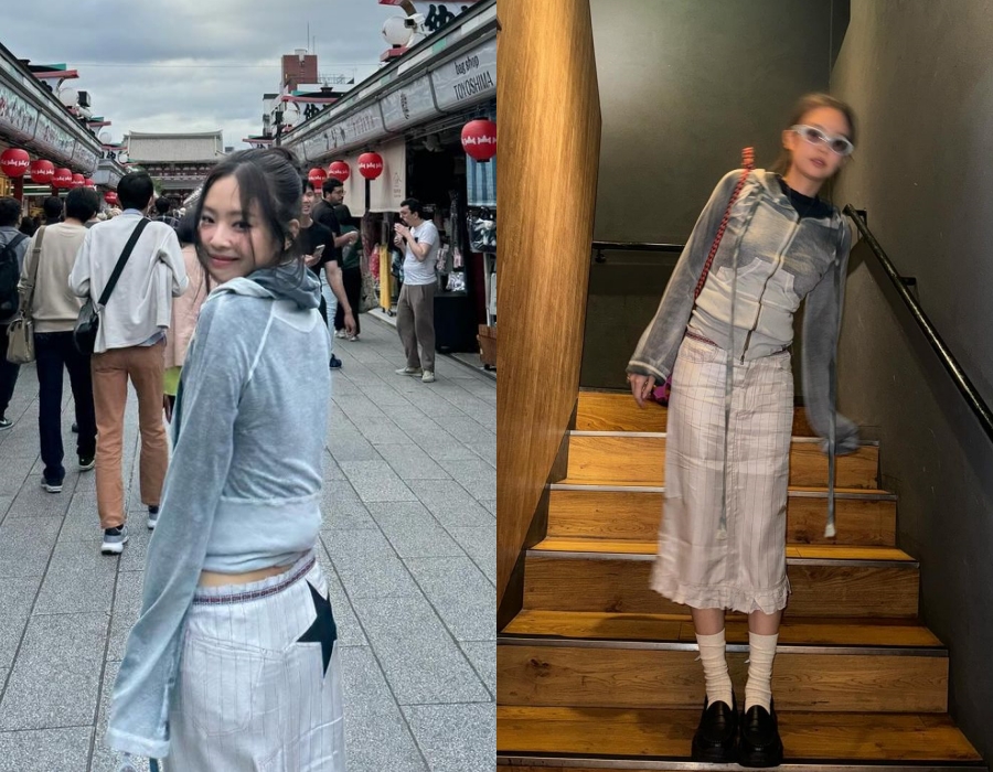 BLACKPINKジェニー、日本旅行中の写真公開…クールなストリートファッション