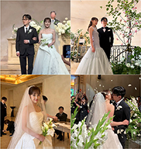 【フォト】キム・ボラ&チョ・バルン、キュートなカップル…美しい結婚式