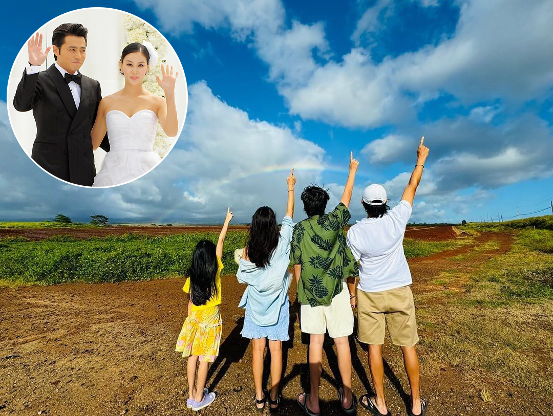 チャン・ドンゴン＆コ・ソヨン夫妻、息子・娘と海外旅行中…絵画のような家族写真