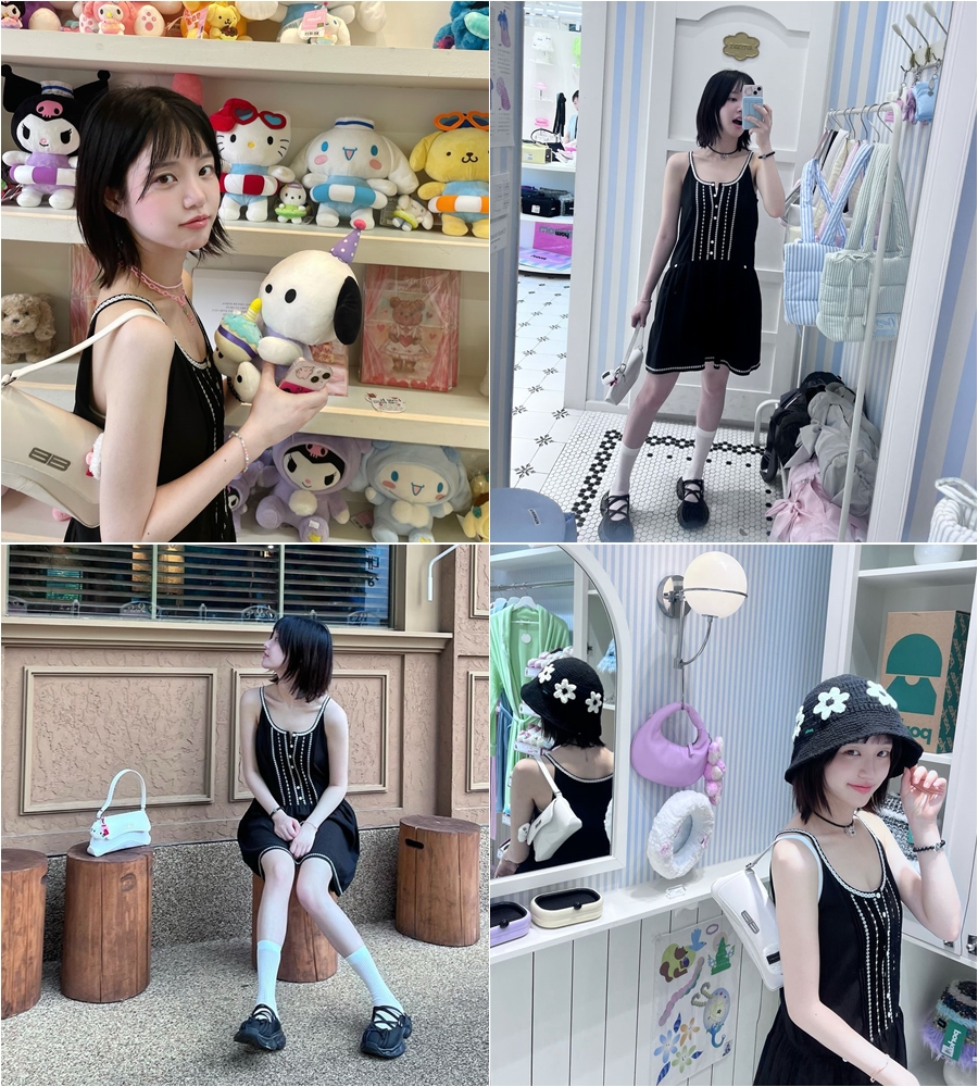 イ・ユビ、本当に33歳？　ラブリーなワンピ姿で童顔ビジュアル際立つスタイル