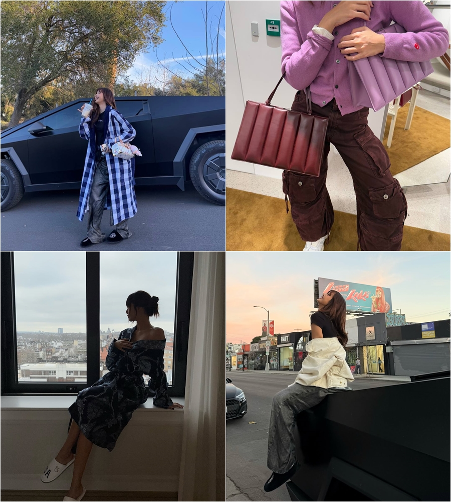 BLACKPINKリサの1月のファッション・コレクション…ゼブラ柄のセットアップなど、マネしたいセンス