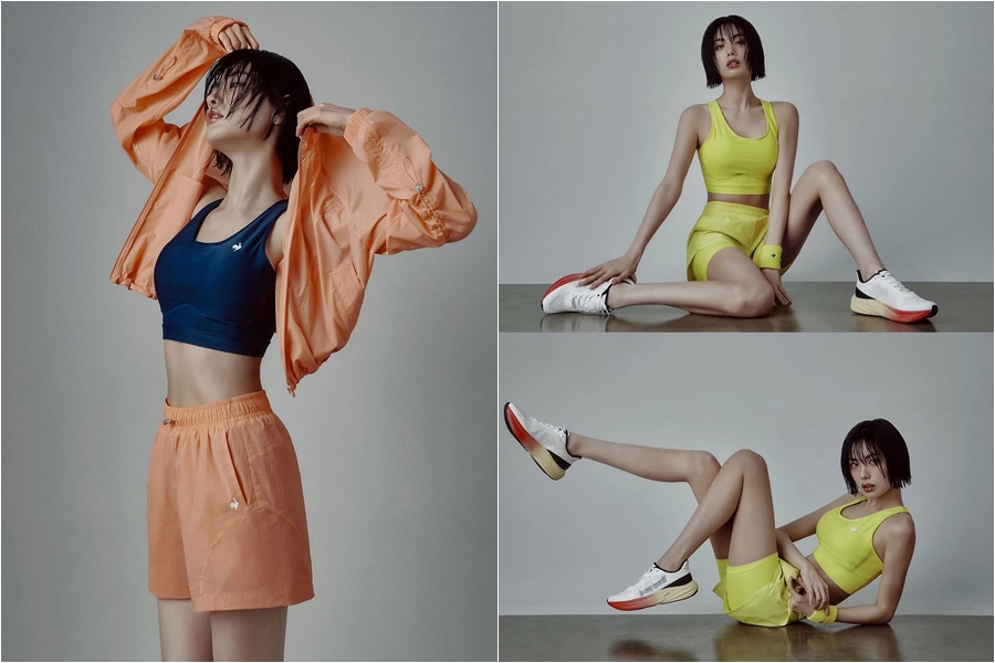 ただやせているだけかと思ったら…スポーツウエアの広告で健康的な美しさ見せつけるナナ