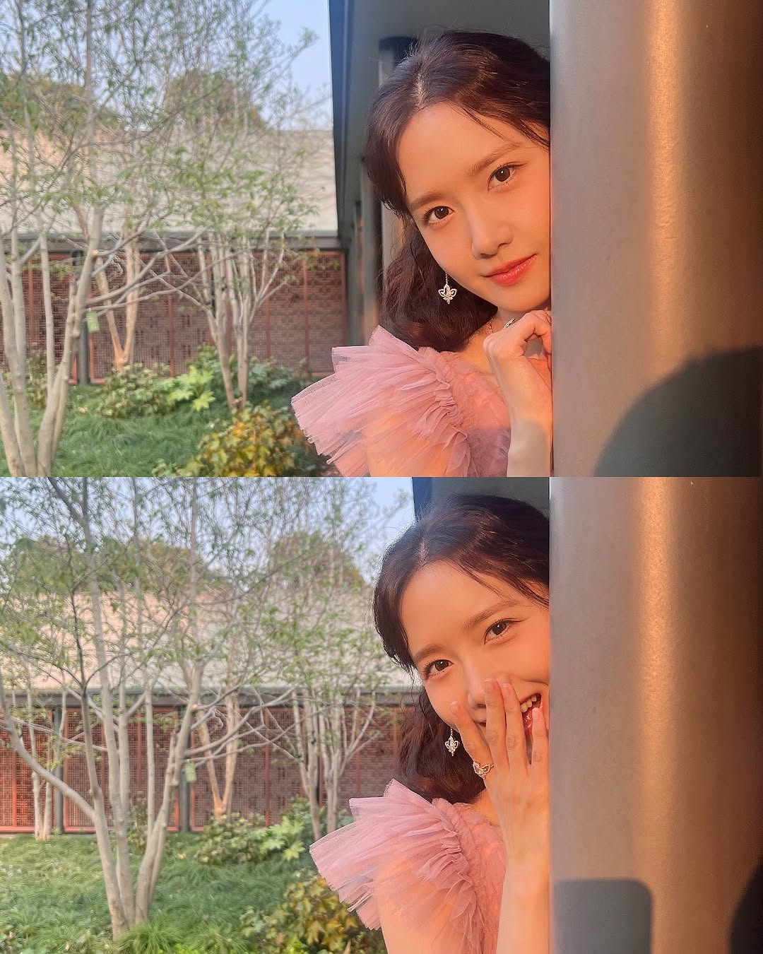 少女時代ユナ、華やかなピンクのドレスを着てお姫さまのよう