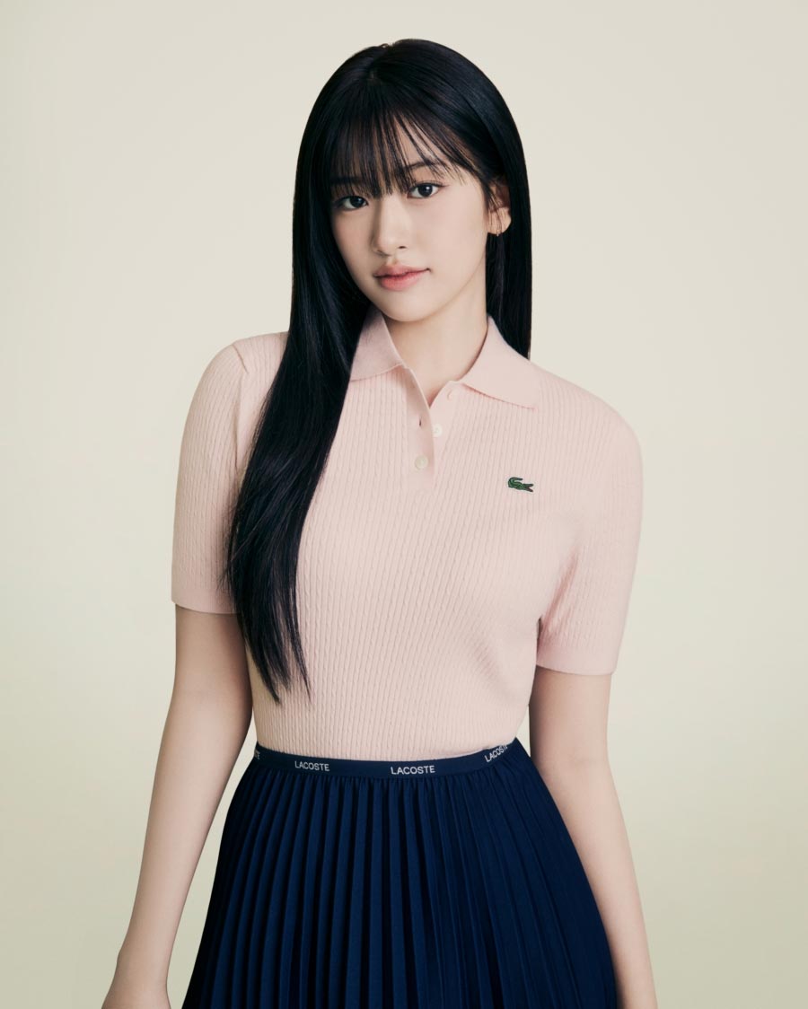 IVEアン・ユジン、LACOSTE韓国アンバサダーに抜てき
