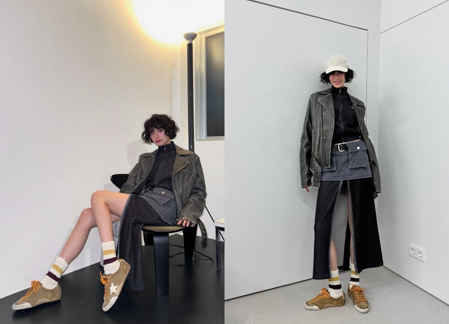 ナナ、スリムな美脚際立つファッションセンス…シックな魅力アピール