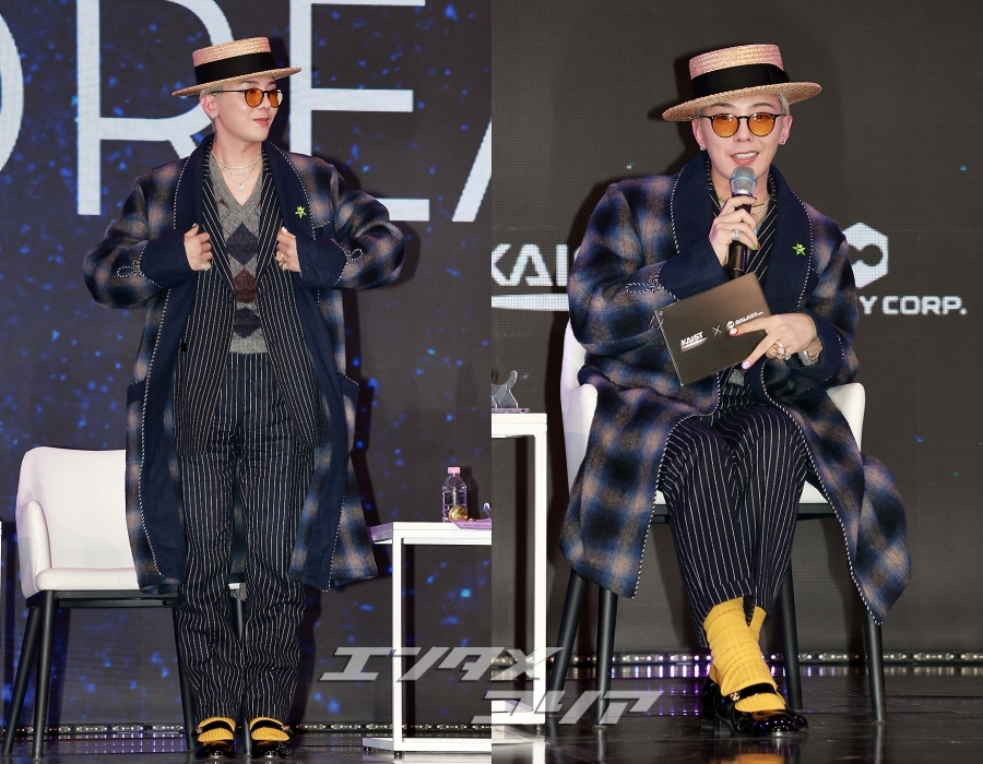 G-DRAGON、黄色い靴下＆キティのピアスにティースジュエリーまで…クールなKAIST教授