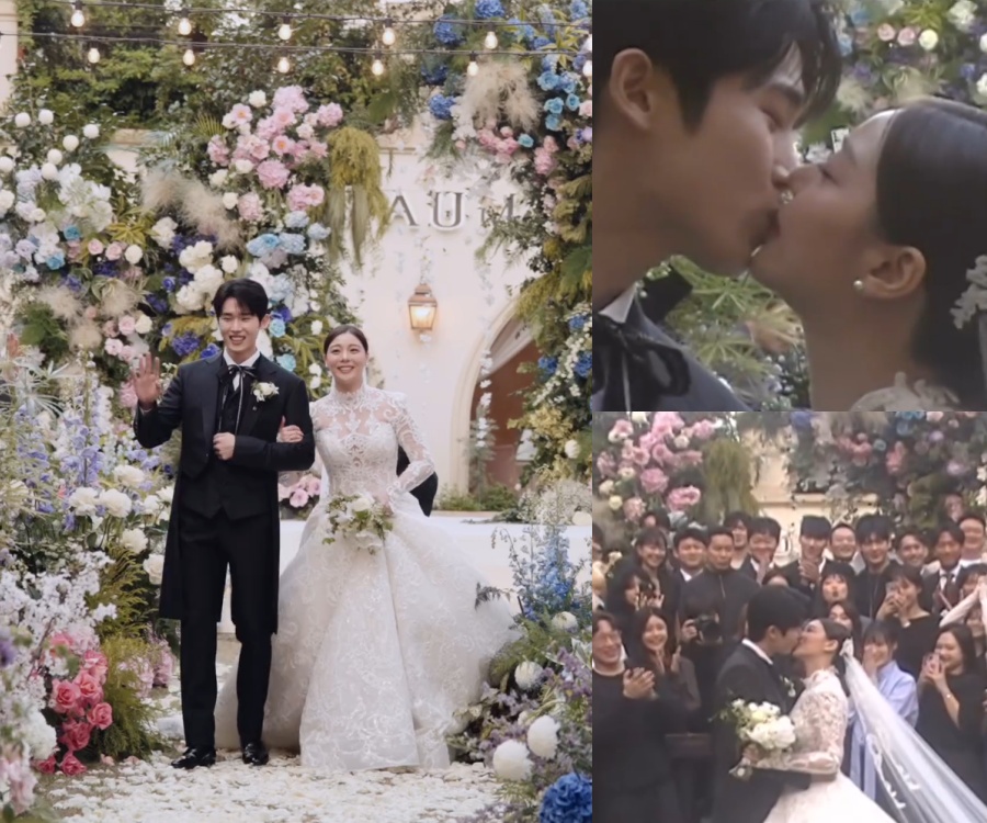 Ailee ＆チェ・シフンさん　甘いキス「愛し合う美しい夫婦になります」