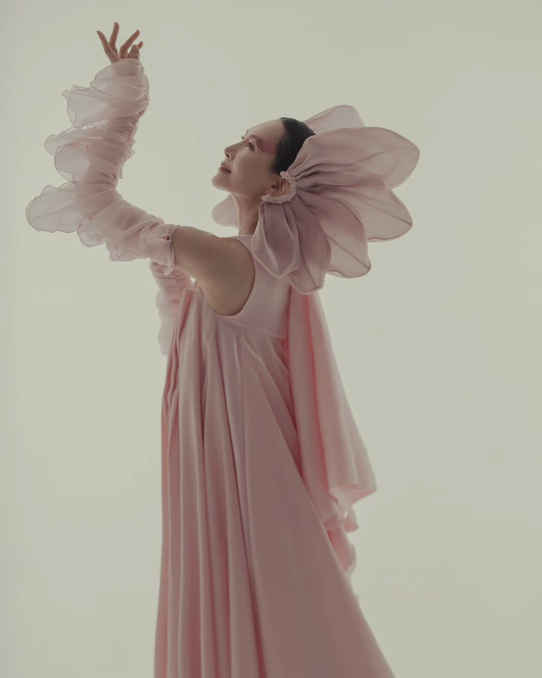 56歳チェ・シラ、舞踏家として正式デビュー…ピンクの衣装を着て上品な身のこなし