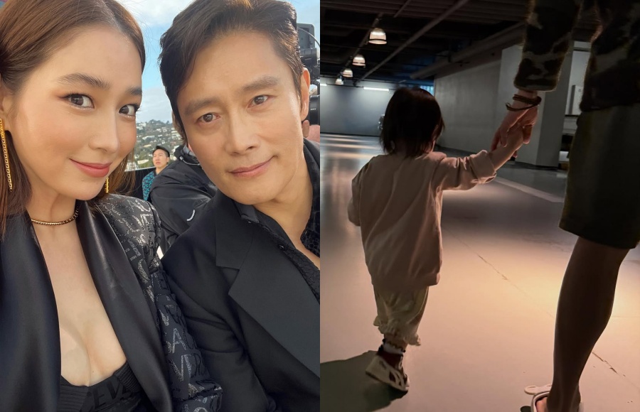 イ・ビョンホン＆イ・ミンジョン夫妻の娘、パジャマ姿でどこへ？　「出掛ける病にかかっている」